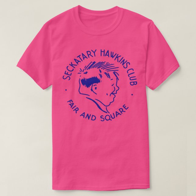 Seckatary Hawkins Klubb T Shirt (Design framsida)