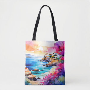"Secluded Beach" Tygkasse