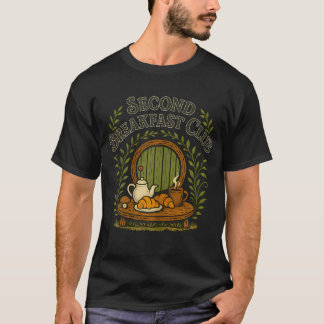 Second Breakfast Club Retro Cottagecore Brunch T Shirt