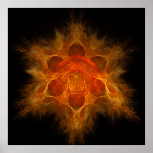 Second Chakra - Swadhisthana - One's Own Abode Poster (Framsidan)