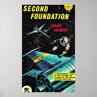 Second Foundation Isaac Asimov Poster