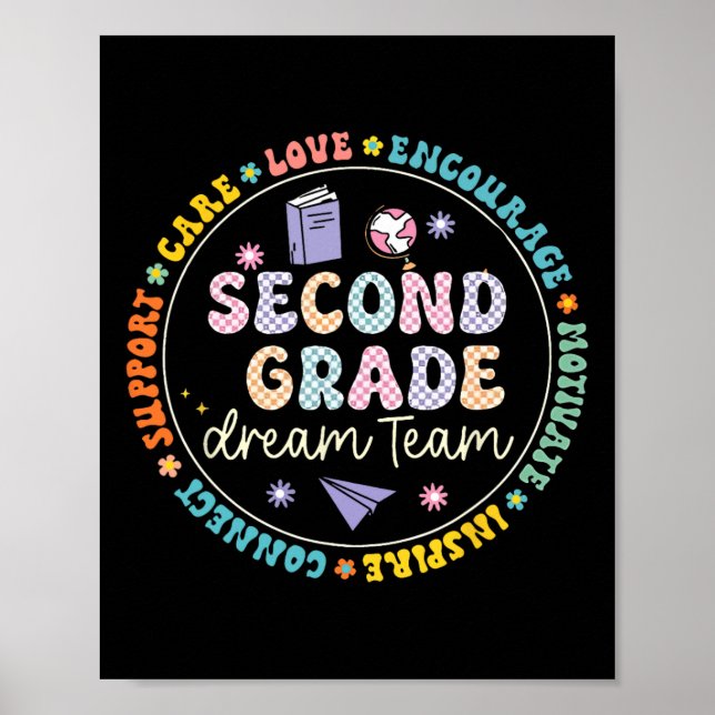 Second Grade Dream Team Back To School Tour Studen Poster (Framsidan)