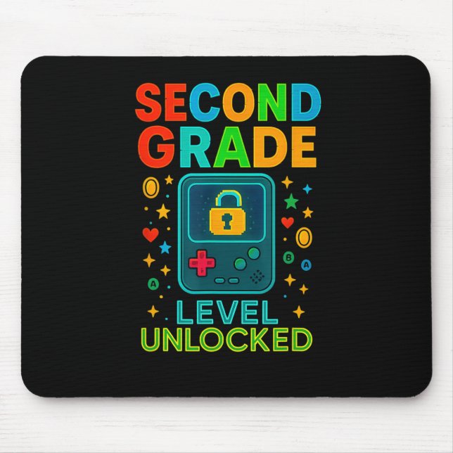 Second Grade Level Upplåst Gamer Ck Till Skolan Co Musmatta (Framsidan)
