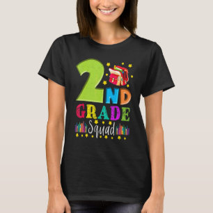 Second Grade Squad Tillbaka till skolan 2: a klas T Shirt