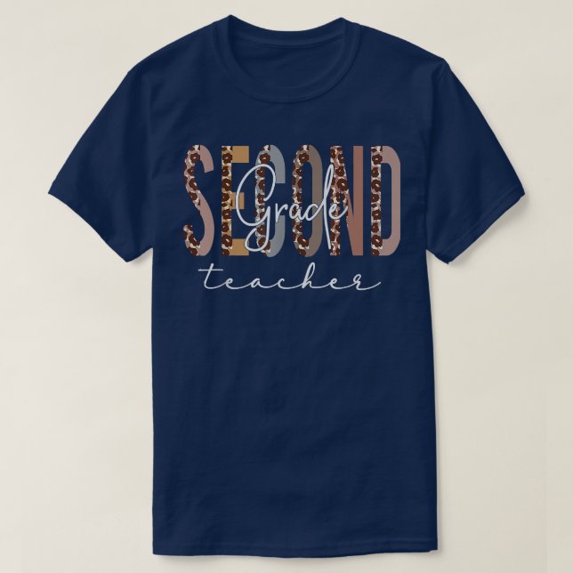 Second Grade Teacher Back To School Appreciation L T Shirt (Design framsida)