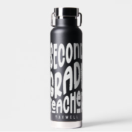 Second Grade Teacher Minimalist Text