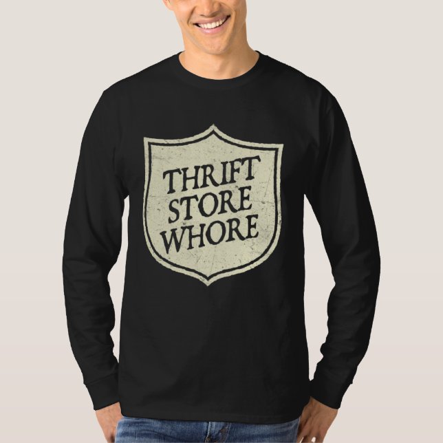 Second Hand-butik  Second Hand-shopping Second Han T Shirt (Framsida)