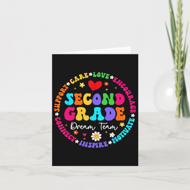 Second Klass Dream Team Back to school Lacher Lov Kort (Framsida)