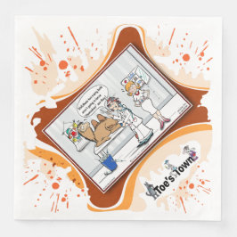 Second Opinion | Get Well Dinner Napkin Pappersservett