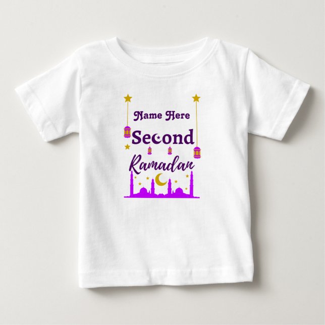 Second Ramadan | Anpassat namn T Shirt (Framsida)