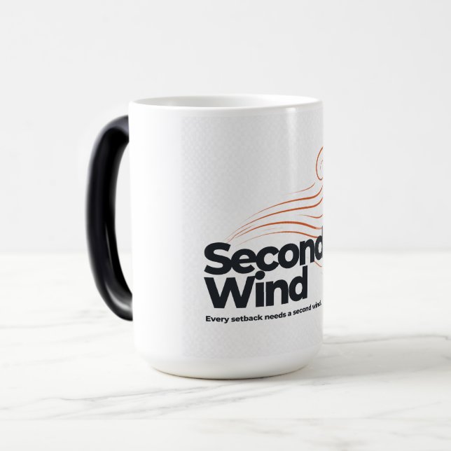 Second Wind Tröja | Comeback-motivation T-shirt Magisk Mugg (Framsida vänster)
