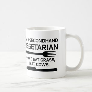 Secondhand Vegetarisk Rolig Mugg