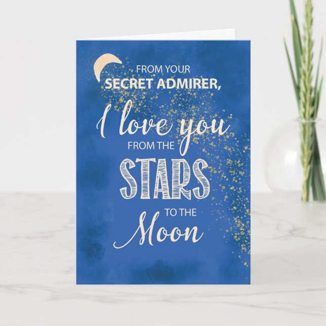 Secret Admirer, Kärlek från Stars till Måne Natten Kort (Framsida)