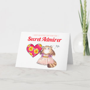 Secret Admirer valentine Helgkort