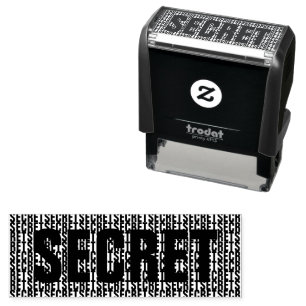 Secret Adress Blocker Självfärgande Stämpel
