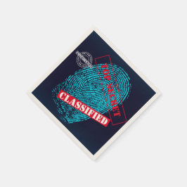 Secret agent detektiv Spy Mystoppi Party Pappersservett