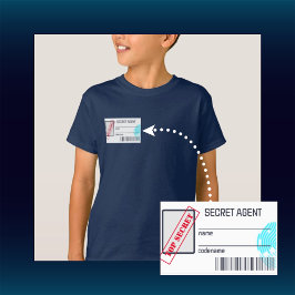 Secret agent detektiv Spy Mystoppi Party Rektangulärt Klistermärke