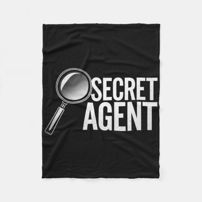 Secret Agent - Secret Agent Costume Inspection Spy Fleecefilt (Framsidan)