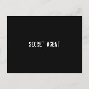 Secret Agent Vykort