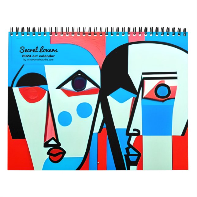 Secret Älskare Art Calendar Kalender (Omslag)