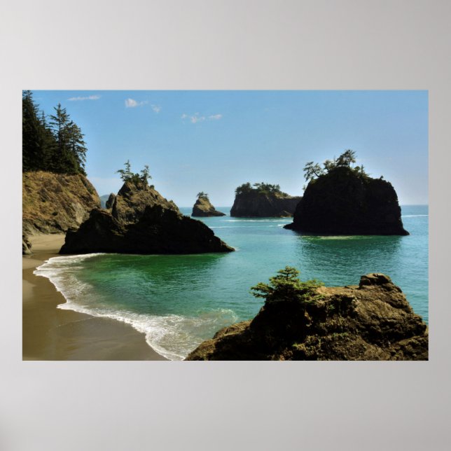 Secret Beach, Boardman State Park, Oregon, USA Poster (Framsidan)