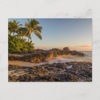 Secret Beach Hawaii Postcard Vykort