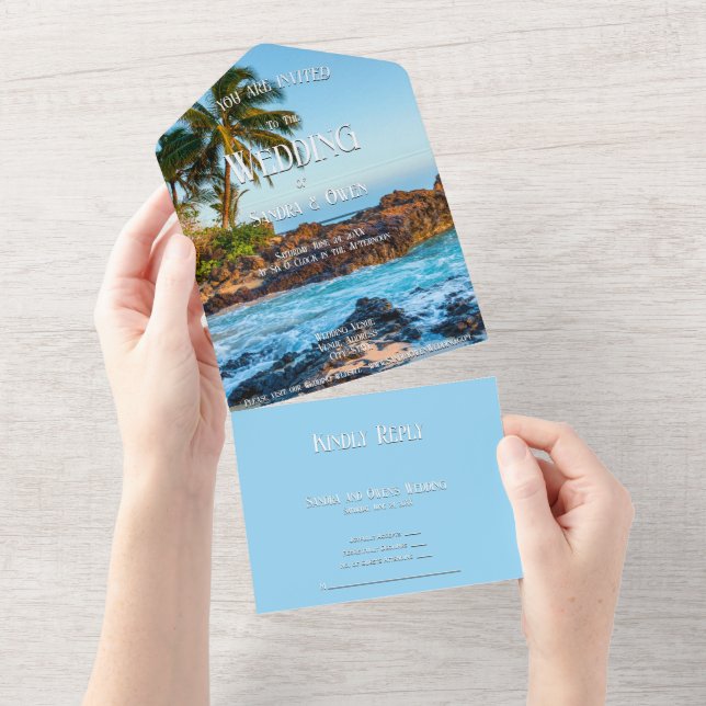 Secret Beach Maui, Tropical, Paradise, Bröllop (Tearaway)