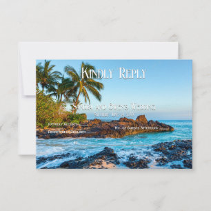Secret Beach Maui, Tropical Paradise, Bröllop OSA Tack Kort