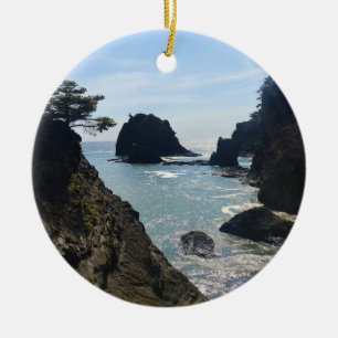 Secret Beach, Samuel H. Boardman, Oregon Julgransprydnad Keramik