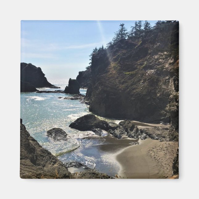 Secret Beach, Samuel H. Boardman, Oregon Magnet (Framsidan)