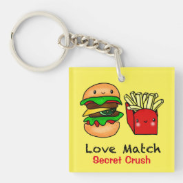 Secret Crush Kawaii burger fries anpassade