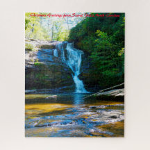 Secret Falls North Carolina.Julhälsningar