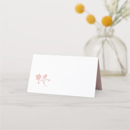 Secret Garden  Blommigten Lovebird Bröllop Placeringskort