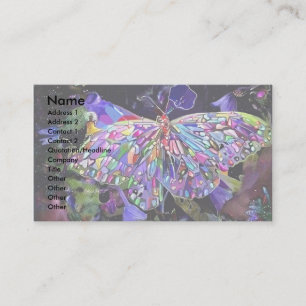 Secret Garden Butterfly Visitkort