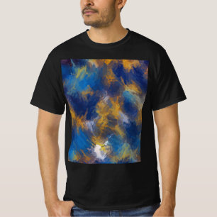 Secret Garden - Deep Blue och Brown T Shirt