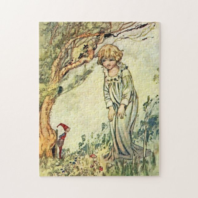 "Secret Garden" Fairy Art av Charles Robinson Pussel (Vertikal)