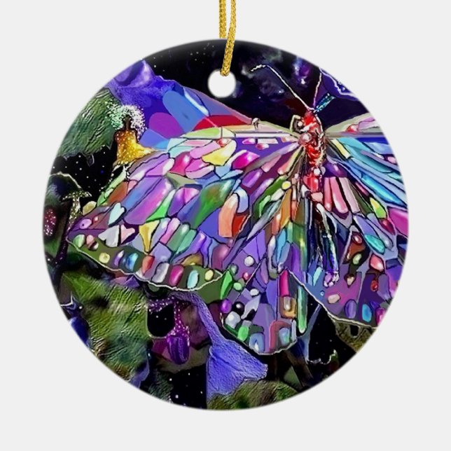 Secret Garden Julgransprydnad Keramik (Framsidan)