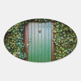 Secret Garden Kuvert Seal Ovalt Klistermärke