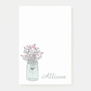 Secret Garden Mason Burk Personlig Post-it Block