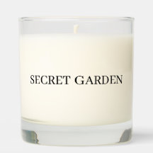 Secret Garden Scented Candle