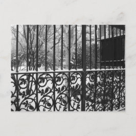 Secret Garden Upper Väster Side New York City NYC Vykort