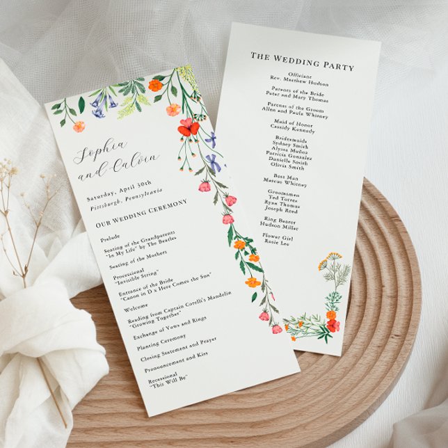 Secret Garden Wedding Ceremony-programmet (Skapare uppladdad)