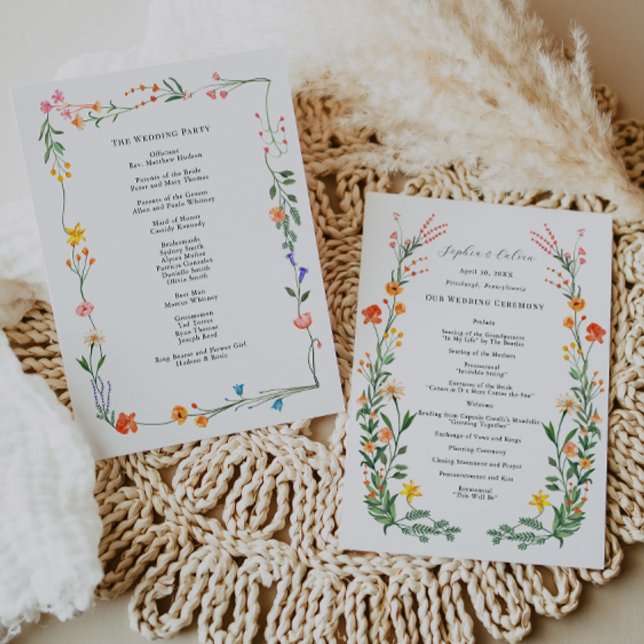 Secret Garden Wedding Ceremony-programmet (Skapare uppladdad)