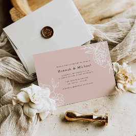 Secret Garden Wedding-inbjudan | Inbjudningar