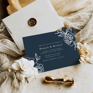 Secret Garden Wedding-inbjudan   Tunga Inbjudningar