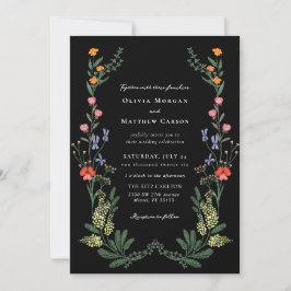 Secret Garden Wedding Inbjudningar