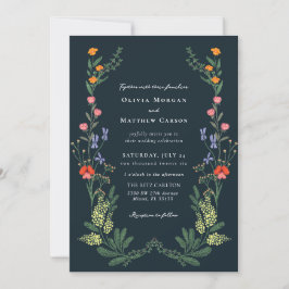 Secret Garden Wedding Inbjudningar
