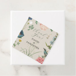 Secret Garden Wildblommor Ram 2 Gåvor Etiketter