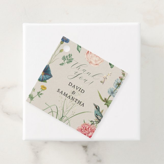 Secret Garden Wildblommor Ram 2 Gåvor Etiketter (På plats)