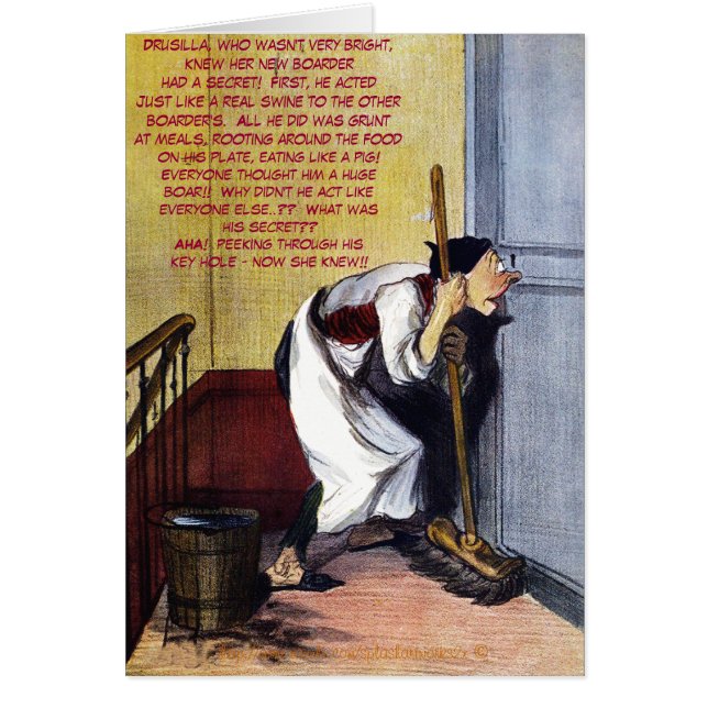 "SECRET" HÄLSNINGSKORT (Framsidan)